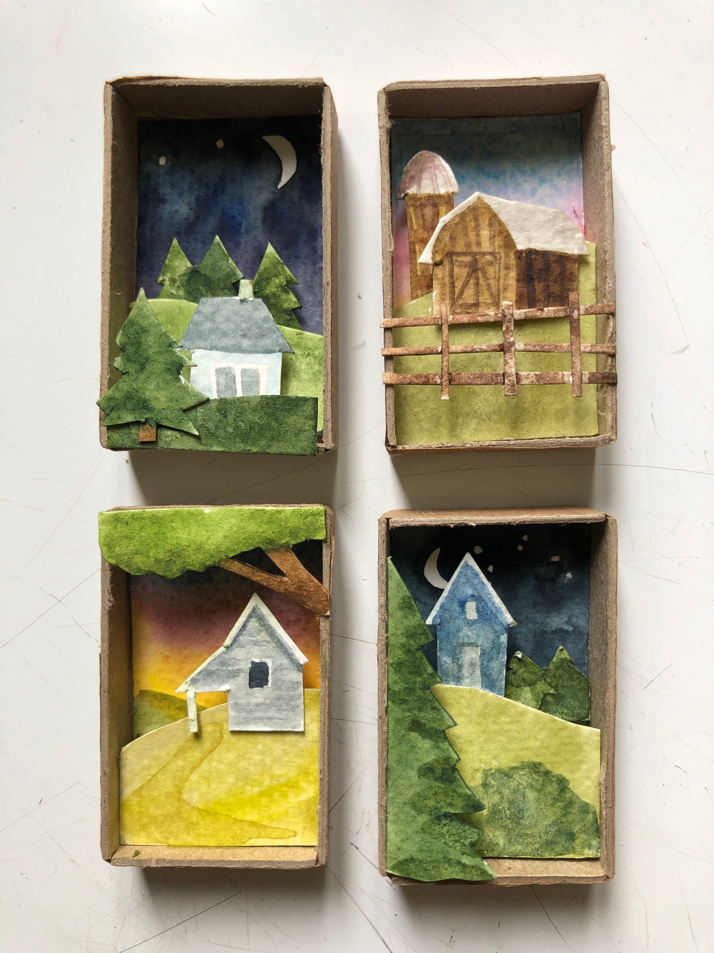Matchbox Dioramas: Rural Houses II