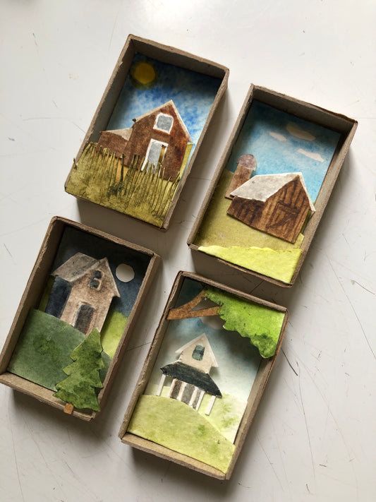 Matchbox Dioramas: Rural Houses