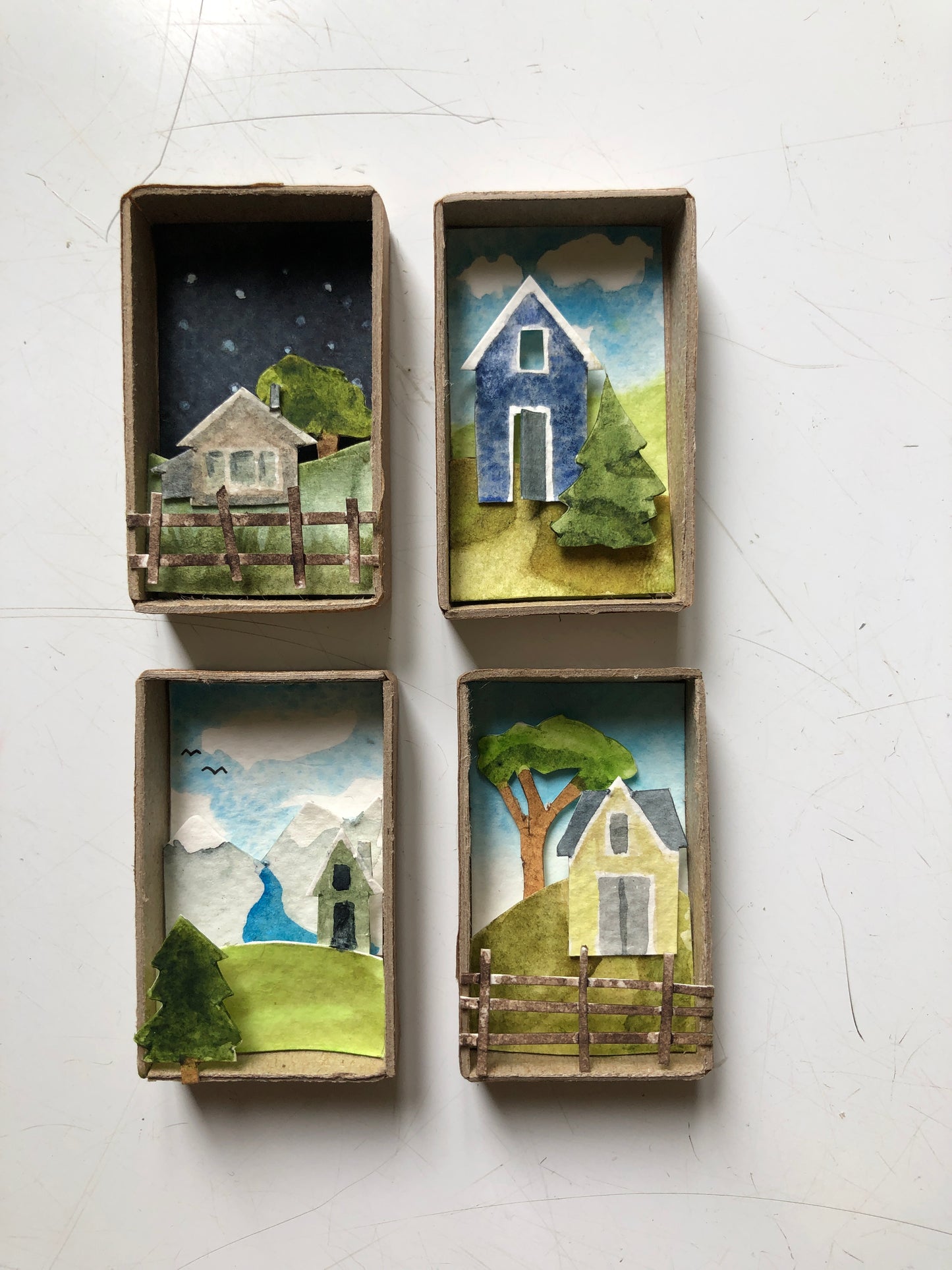 Matchbox Dioramas: Tiny Houses