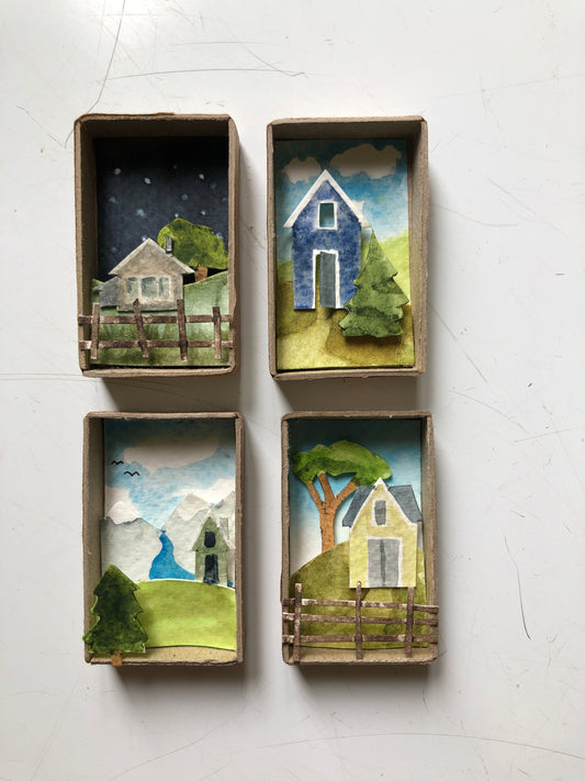 Matchbox Dioramas: Tiny Houses