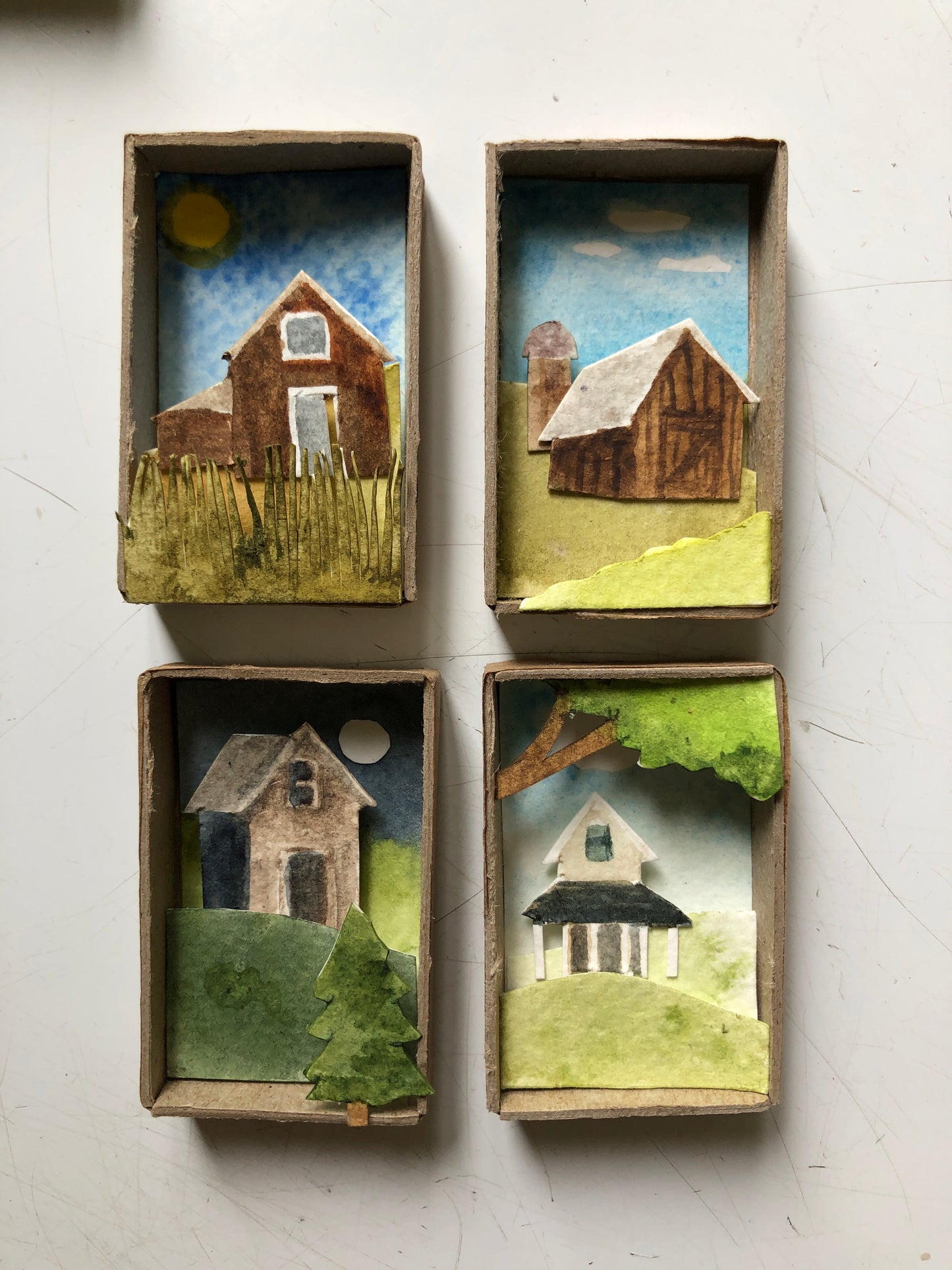 Matchbox Dioramas: Rural Houses