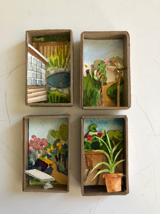 Matchbox Dioramas: Backyard Garden